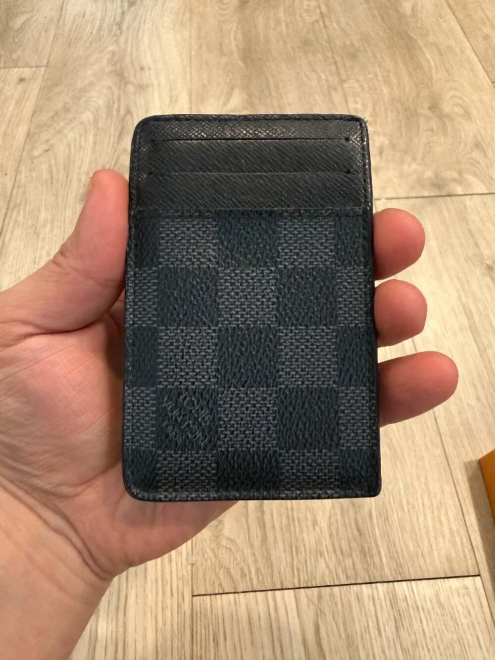 Louis Vuitton Neo Porte-Cartes Damier Graphite Card Holder w/ Box & Dust Bag